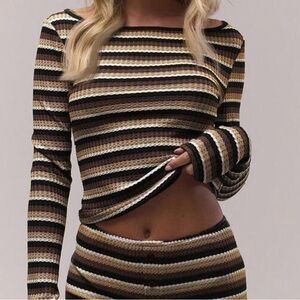 Striped Long Sleeve Top